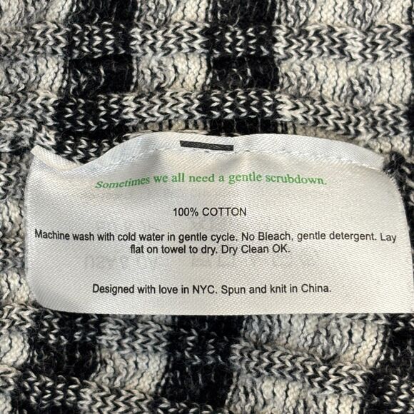 MM. Lafleur Women Short Sleeve Blouse Knit Top Shirt Size Large Cotton D049 -30 - Picture 6 of 13